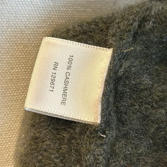 NakedCashmere Women’s Cashmere Cardigan Sweater Shacket Olive Green Heather XS - Picture 10 of 14